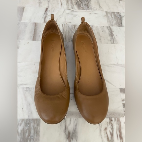 J. Crew Shoes - JCREW Shoes - Suede Camel Flats